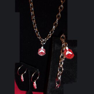 Chunky Necklace, Bracelet and Earring Set
