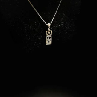 Stainless-Steel DST Necklace with rhinestones