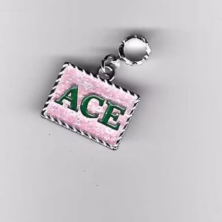 Ace - Pink - Custom Charm