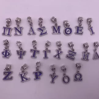 Greek Letter - Blue & White