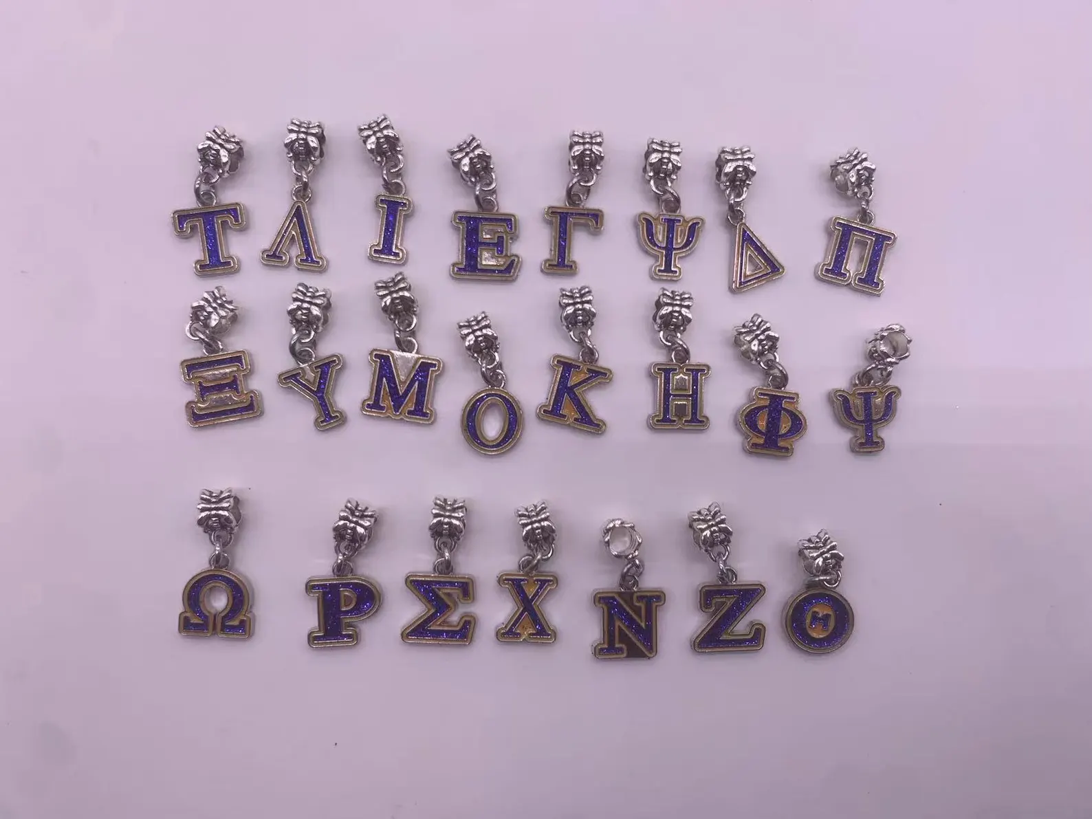 Greek Letter - Blue & Gold