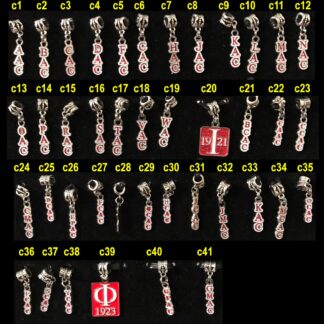Delta 3 Letter Alumnae Chapter Charms