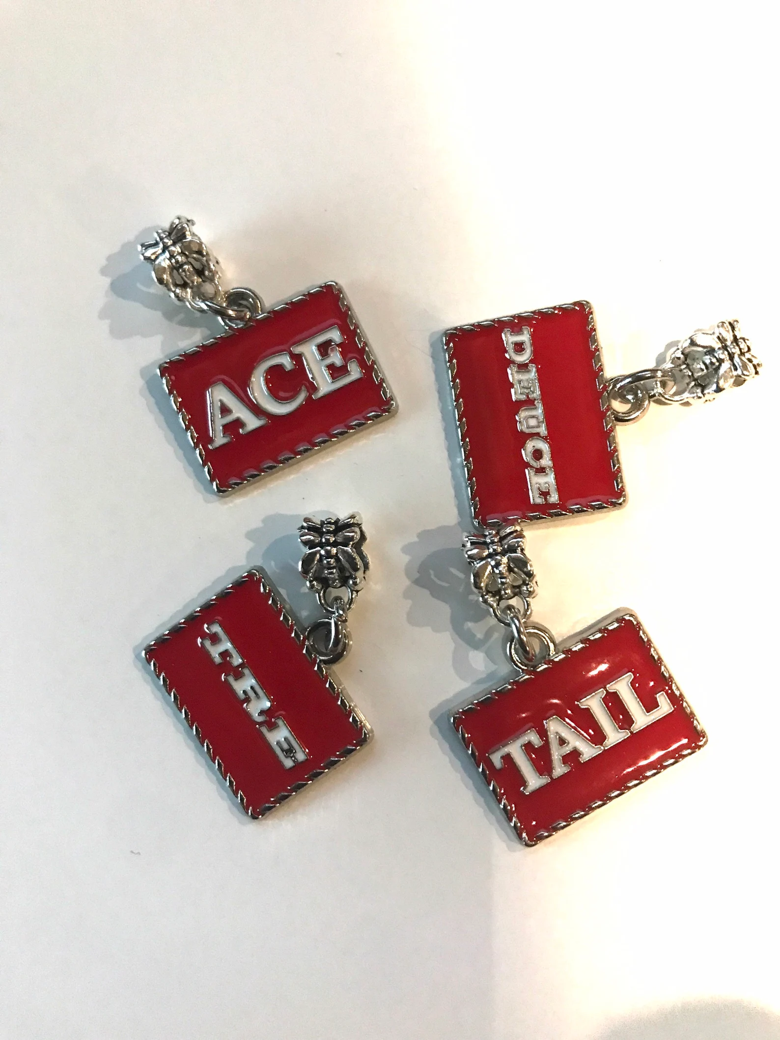 Ace Deuce Tre Tail - DST - Custom Charm