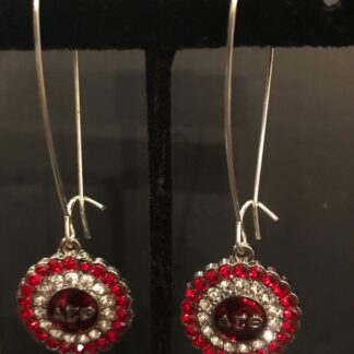 Pewter Charm Earrings: Stainless Steel Post