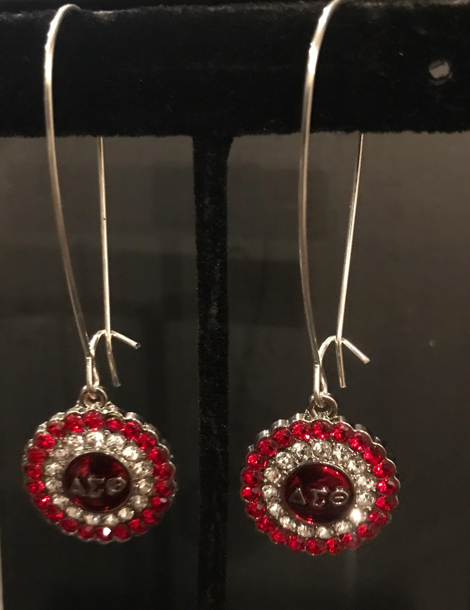 Pewter Charm Earrings: Stainless Steel Post
